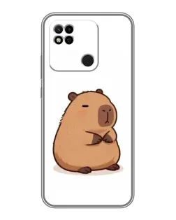 Чехол для Xiaomi Redmi 10A с картинкой «Толстенькая капибара»