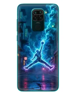 Чехол для Xiaomi Redmi 10X с картинкой «Jordan Gold Jumpman»