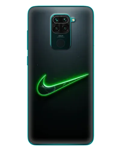 Чехол для Xiaomi Redmi 10X с картинкой «Неоновый контур Nike» Чехол для Xiaomi Redmi 10X с картинкой «Неоновый контур Nike»