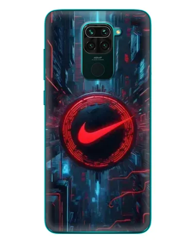Чехол для Xiaomi Redmi 10X с картинкой «Техногенный стиль Nike» Чехол для Xiaomi Redmi 10X с картинкой «Техногенный стиль Nike»