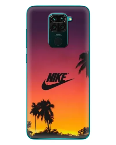 Чехол для Xiaomi Redmi 10X с картинкой «Nike на закате солнца» Чехол для Xiaomi Redmi 10X с картинкой «Nike на закате солнца»