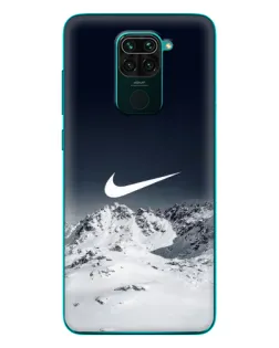 Чехол для Xiaomi Redmi 10X с картинкой «Nike — зимние горы» Чехол для Xiaomi Redmi 10X с картинкой «Nike — зимние горы»