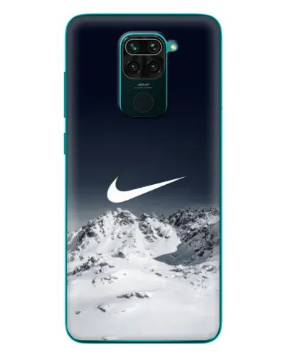 Чехол для Xiaomi Redmi 10X с картинкой «Nike — зимние горы» Чехол для Xiaomi Redmi 10X с картинкой «Nike — зимние горы»