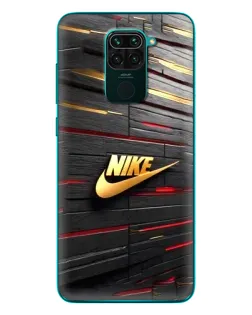 Чехол для Xiaomi Redmi 10X с картинкой «Золотой Nike на металле» Чехол для Xiaomi Redmi 10X с картинкой «Золотой Nike на металле»