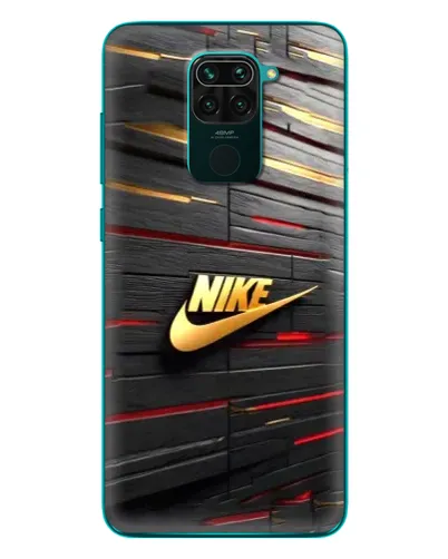 Чехол для Xiaomi Redmi 10X с картинкой «Золотой Nike на металле» Чехол для Xiaomi Redmi 10X с картинкой «Золотой Nike на металле»