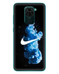 Чехол для Xiaomi Redmi 10X с картинкой «Nike и синий дым» Чехол для Xiaomi Redmi 10X с картинкой «Nike и синий дым»