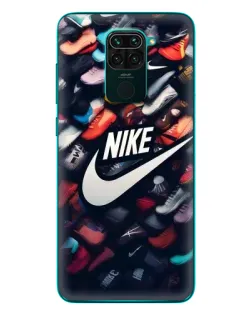 Чехол для Xiaomi Redmi 10X с картинкой «Коллекция кроссовок Nike» Чехол для Xiaomi Redmi 10X с картинкой «Коллекция кроссовок Nike»