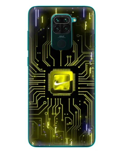 Чехол для Xiaomi Redmi 10X с картинкой «Nike — золотая искра» Чехол для Xiaomi Redmi 10X с картинкой «Nike — золотая искра»
