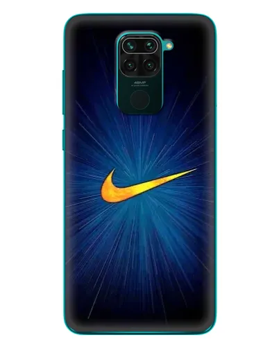 Чехол для Xiaomi Redmi 10X с картинкой «Синий пульс Nike» Чехол для Xiaomi Redmi 10X с картинкой «Синий пульс Nike»