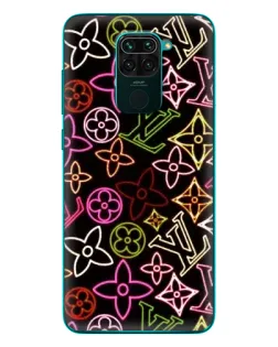 Чохол для Xiaomi Redmi 10X з картинкою «Неоновий мікс Nike»