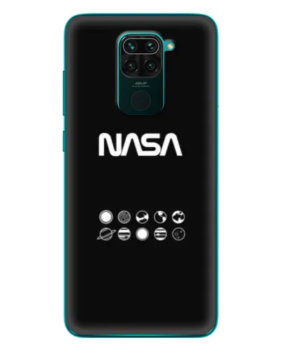 Чехол для Xiaomi Redmi 10X с картинкой «NASA — технический принт» Чехол для Xiaomi Redmi 10X с картинкой «NASA — технический принт»