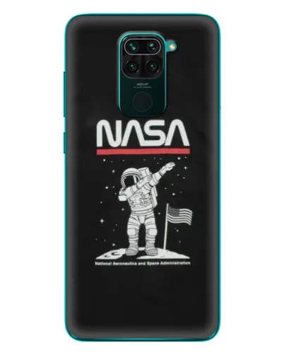 Чехол для Xiaomi Redmi 10X с картинкой «NASA — шагаем по Луне» Чехол для Xiaomi Redmi 10X с картинкой «NASA — шагаем по Луне»
