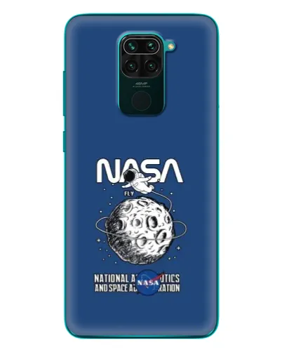 Чехол для Xiaomi Redmi 10X с картинкой «NASA — лунная миссия» Чехол для Xiaomi Redmi 10X с картинкой «NASA — лунная миссия»