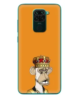 Чохол для Xiaomi Redmi 10X з картинкою «Золота мавпа Bored Ape»