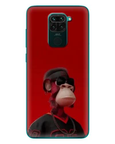 Чехол для Xiaomi Redmi 10X с картинкой «Bored Ape в красном» Чехол для Xiaomi Redmi 10X с картинкой «Bored Ape в красном»