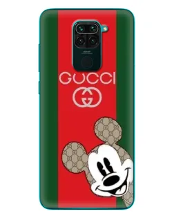 Чохол для Xiaomi Redmi 10X з картинкою «Gucci — смуги та Міккі»