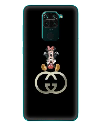 Чехол для Xiaomi Redmi 10X с картинкой «Минни Маус на лого»
