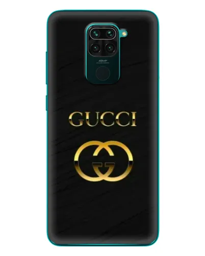 Чехол для Xiaomi Redmi 10X с картинкой «Золотой логотип Gucci»