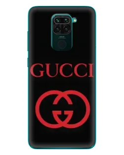 Чохол для Xiaomi Redmi 10X з картинкою «Gucci — червоний логотип»