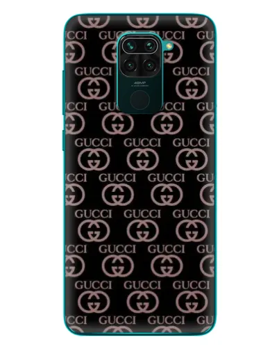 Чехол для Xiaomi Redmi 10X с картинкой «Классическая монограмма Gucci»