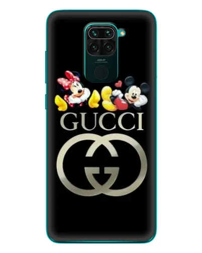 Чехол для Xiaomi Redmi 10X с картинкой «Gucci — герои Disney»