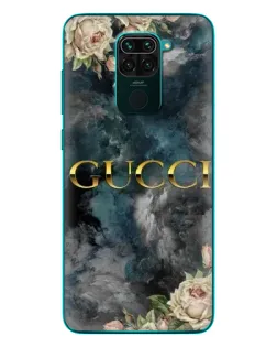 Чохол для Xiaomi Redmi 10X з картинкою «Абстрактні квіти Gucci»