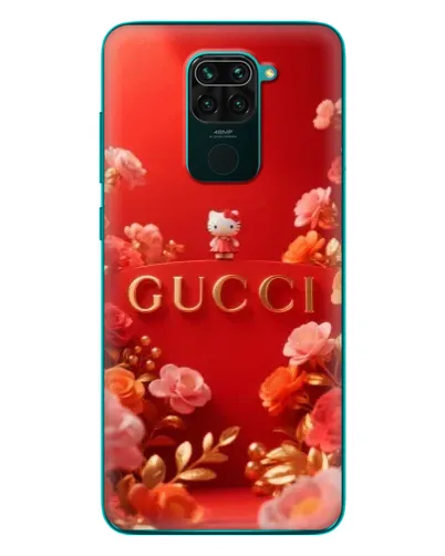 Чехол для Xiaomi Redmi 10X с картинкой «Gucci — золотой сад»