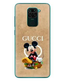 Чохол для Xiaomi Redmi 10X з картинкою «Міккі Маус Gucci — крафт»