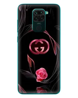 Чохол для Xiaomi Redmi 10X з картинкою «Gucci — неонова троянда»