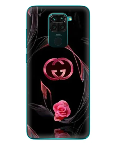 Чехол для Xiaomi Redmi 10X с картинкой «Gucci — неоновая роза»