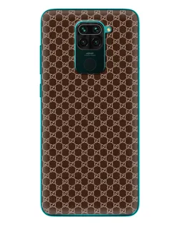 Чохол для Xiaomi Redmi 10X з картинкою «Gucci — шоколадна сітка»