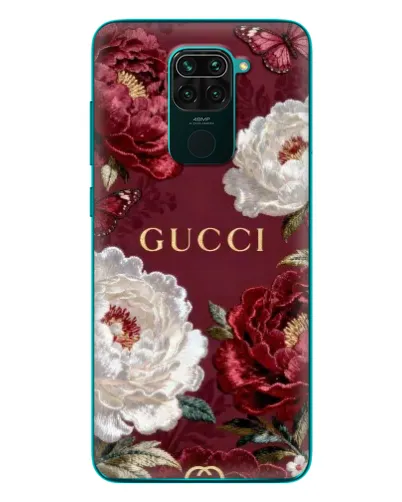 Чехол для Xiaomi Redmi 10X с картинкой «Gucci — бордовые розы» Чехол для Xiaomi Redmi 10X с картинкой «Gucci — бордовые розы»
