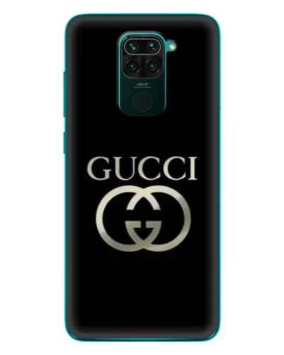Чехол для Xiaomi Redmi 10X с картинкой «Gucci — золото на черном» Чехол для Xiaomi Redmi 10X с картинкой «Gucci — золото на черном»