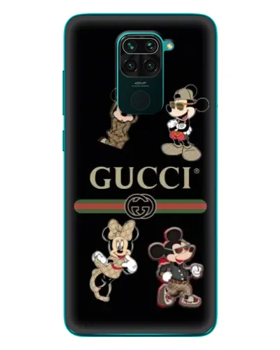 Чехол для Xiaomi Redmi 10X с картинкой «Gucci — герои Disney и монограмма» Чехол для Xiaomi Redmi 10X с картинкой «Gucci — герои Disney и монограмма»