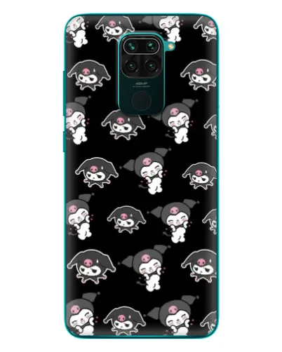 Чехол для Xiaomi Redmi 10X с картинкой «Черный паттерн Kuromi» Чехол для Xiaomi Redmi 10X с картинкой «Черный паттерн Kuromi»