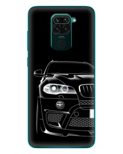 Чехол для Xiaomi Redmi 10X с картинкой «Темный силуэт BMW» Чехол для Xiaomi Redmi 10X с картинкой «Темный силуэт BMW»