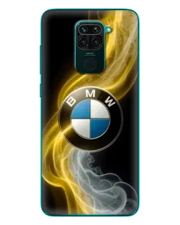 Чехол для Xiaomi Redmi 10X с картинкой «Золотистый дым BMW» Чехол для Xiaomi Redmi 10X с картинкой «Золотистый дым BMW»