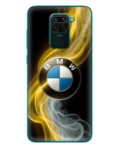 Чехол для Xiaomi Redmi 10X с картинкой «Золотистый дым BMW»
