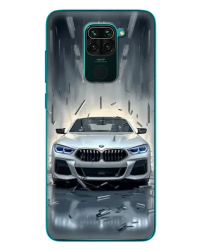 Чехол для Xiaomi Redmi 10X с картинкой «BMW в свете фар»