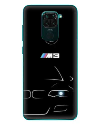 Чехол для Xiaomi Redmi 10X с картинкой «Минималистичный принт BMW M3»
