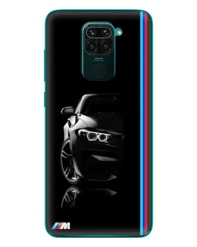 Чехол для Xiaomi Redmi 10X с картинкой «Силуэт BMW в темноте»