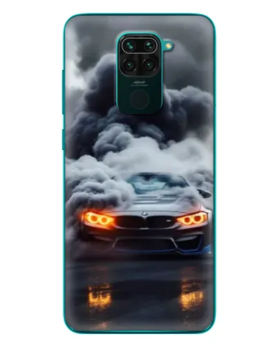 Чехол для Xiaomi Redmi 10X с картинкой «BMW в дыму»