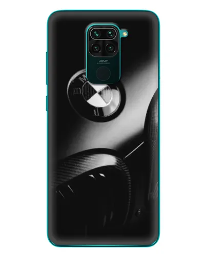 Чехол для Xiaomi Redmi 10X с картинкой «Эмблема BMW — макро»