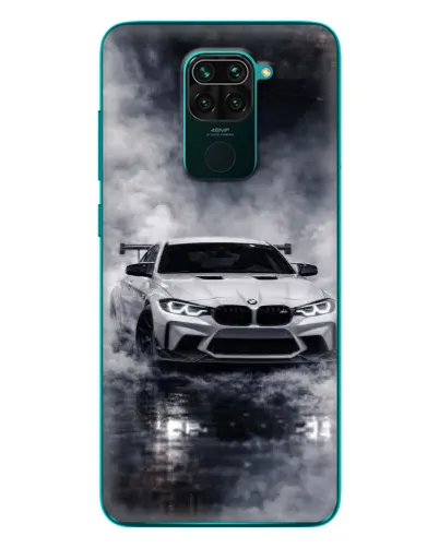 Чехол для Xiaomi Redmi 10X с картинкой «BMW сквозь туман»