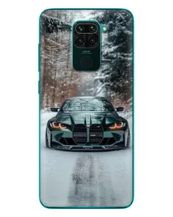 Чехол для Xiaomi Redmi 10X с картинкой «BMW в зимнем лесу» Чехол для Xiaomi Redmi 10X с картинкой «BMW в зимнем лесу»