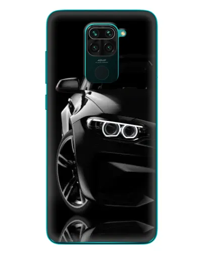 Чехол для Xiaomi Redmi 10X с картинкой «Черная BMW — профиль» Чехол для Xiaomi Redmi 10X с картинкой «Черная BMW — профиль»