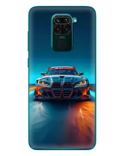 Чехол для Xiaomi Redmi 10X с картинкой «BMW — огни неона» Чехол для Xiaomi Redmi 10X с картинкой «BMW — огни неона»