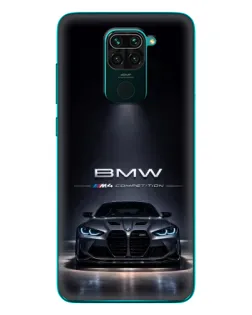 Чехол для Xiaomi Redmi 10X с картинкой «BMW сквозь ночной город» Чехол для Xiaomi Redmi 10X с картинкой «BMW сквозь ночной город»