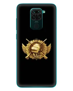 Чохол для Xiaomi Redmi 10X з картинкою «PUBG — помаранчевий градієнт»