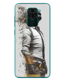 Чохол для Xiaomi Redmi 10X з картинкою «PUBG — боєць у пилу»